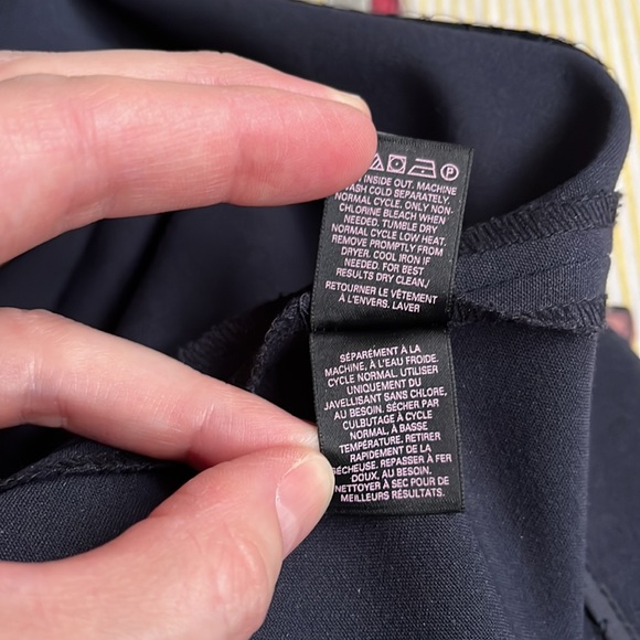 Women's Navy / VINTAGE Victoria Secret pencil skirt / Size 6 - Picture 9 of 10